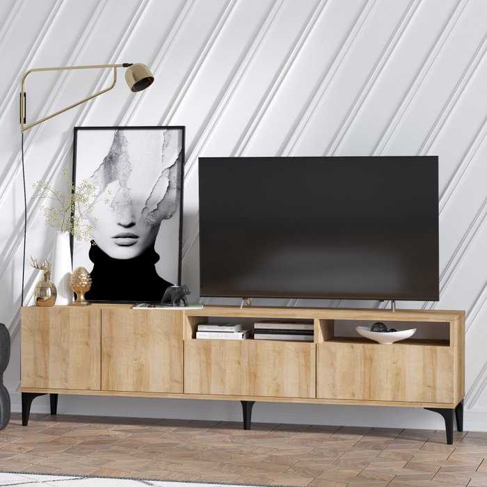 Hanah Home Soporte para TV Ross en Roble